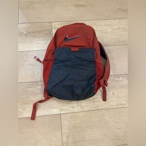 Nike Brasilia Slub Training Backpack Red Black Outdoors Camping School Travel